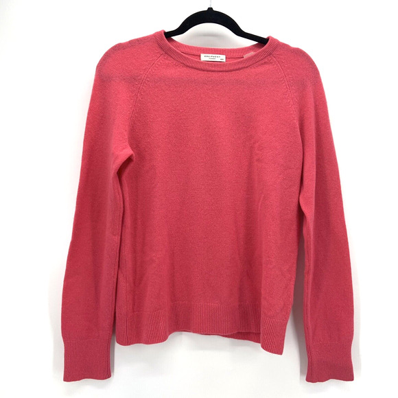 Equipment Femme Cashmere Sweater Pink Size M Barbie Preppy Coquette Quiet Luxury - Picture 1 of 7